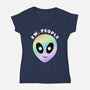 Ew, People-womens v-neck tee-Kari Sl