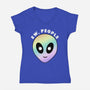 Ew, People-womens v-neck tee-Kari Sl