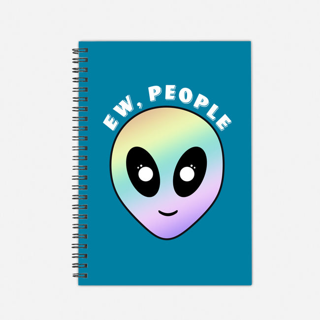 Ew, People-none dot grid notebook-Kari Sl