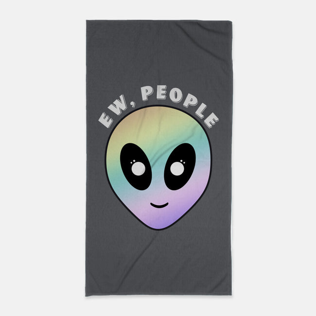 Ew, People-none beach towel-Kari Sl