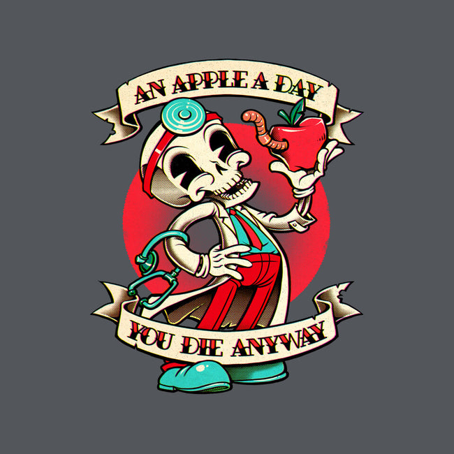 An Apple a Day, You Die Anyway-unisex kitchen apron-andremuller.art