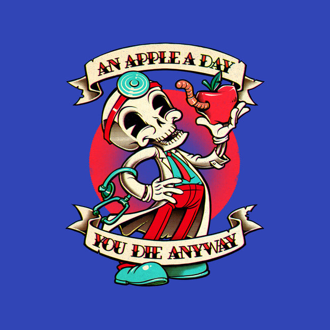 An Apple a Day, You Die Anyway-baby basic onesie-andremuller.art