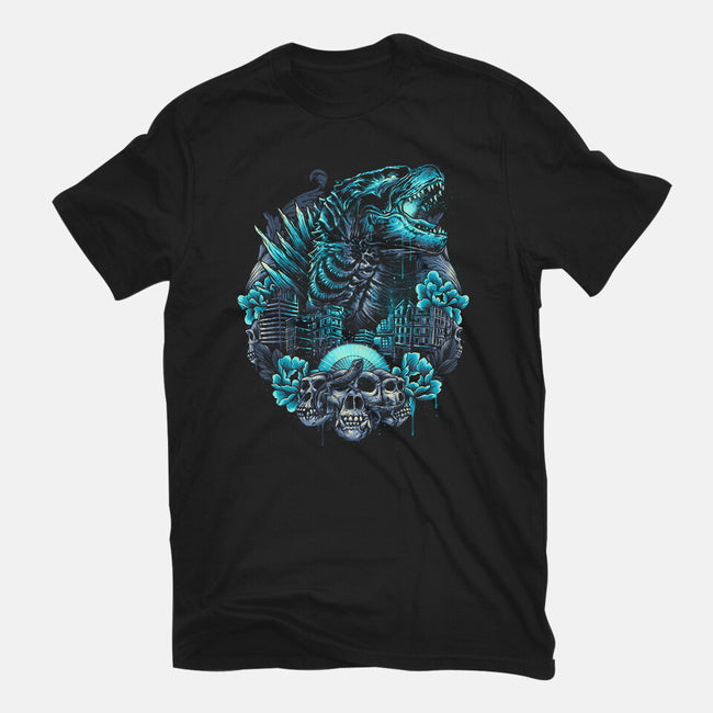 Rise From The Depths-womens fitted tee-glitchygorilla