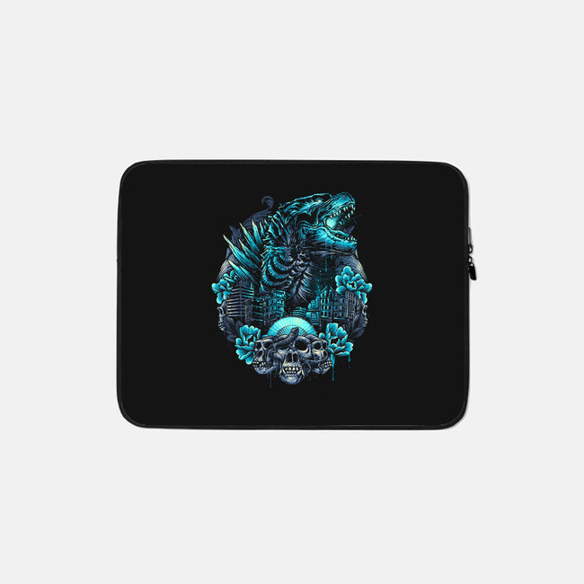 Rise From The Depths-none zippered laptop sleeve-glitchygorilla