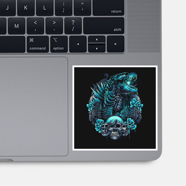 Rise From The Depths-none glossy sticker-glitchygorilla