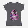 Freddy White-womens v-neck tee-ElMattew