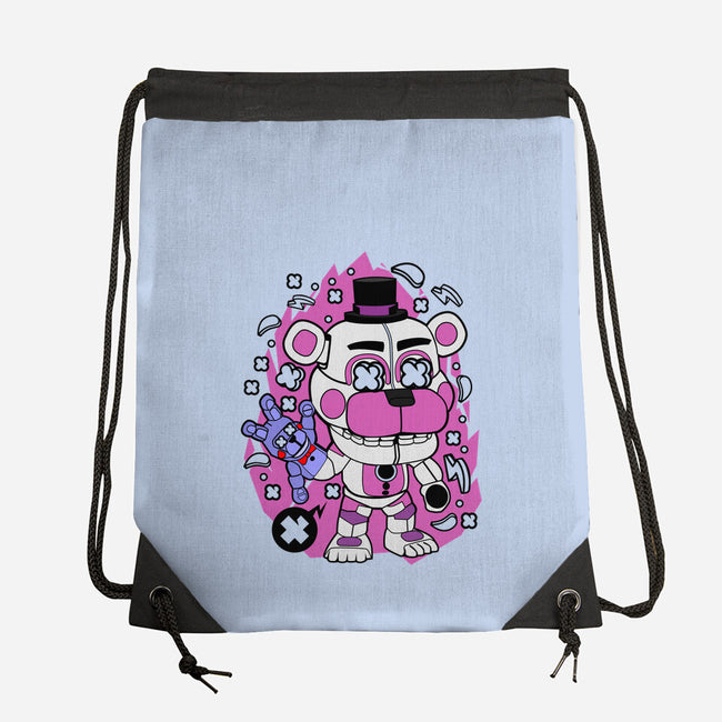 Freddy White-none drawstring bag-ElMattew