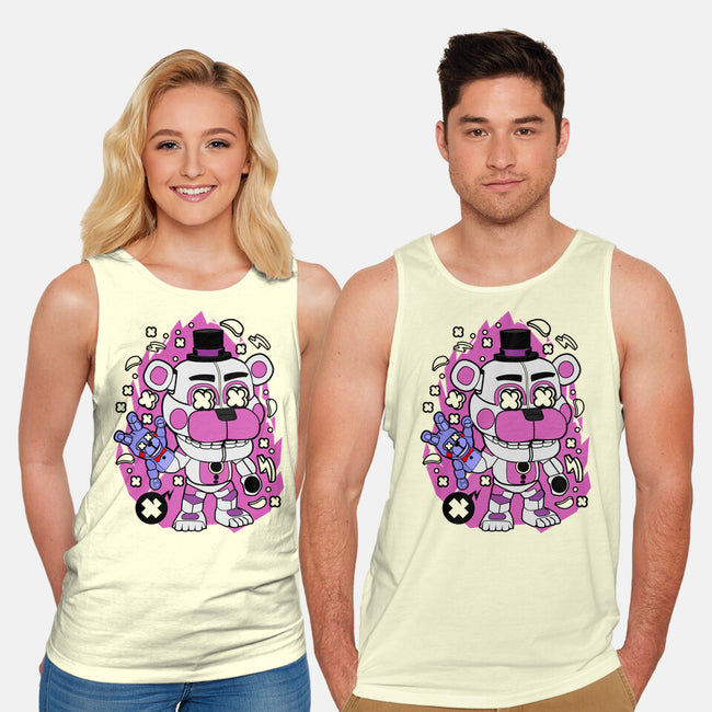 Freddy White-unisex basic tank-ElMattew