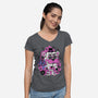 Freddy White-womens v-neck tee-ElMattew