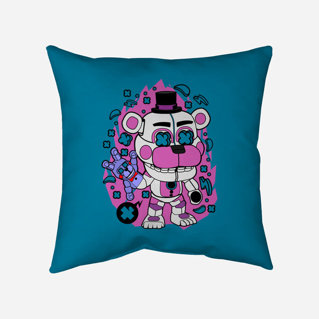 Freddy White-none removable cover w insert throw pillow-ElMattew