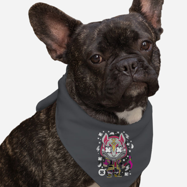 Drift-dog bandana pet collar-ElMattew