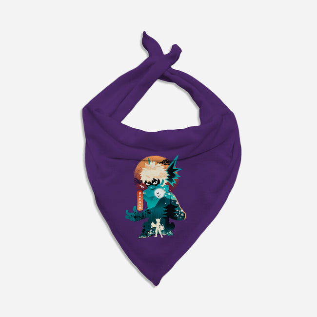 Bakugo-dog bandana pet collar-hirolabs