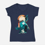 Bakugo-womens v-neck tee-hirolabs