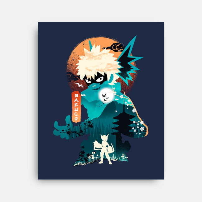 Bakugo-none stretched canvas-hirolabs