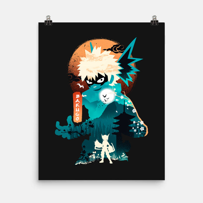 Bakugo-none matte poster-hirolabs