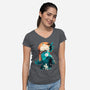 Bakugo-womens v-neck tee-hirolabs