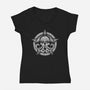 Cult of Cthulhu-womens v-neck tee-Paul Simic