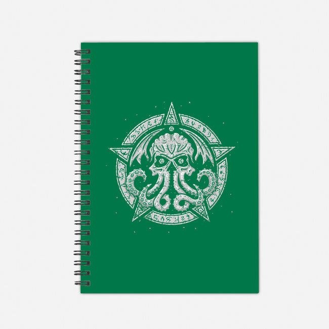 Cult of Cthulhu-none dot grid notebook-Paul Simic
