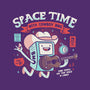 Space Time-womens off shoulder tee-eduely