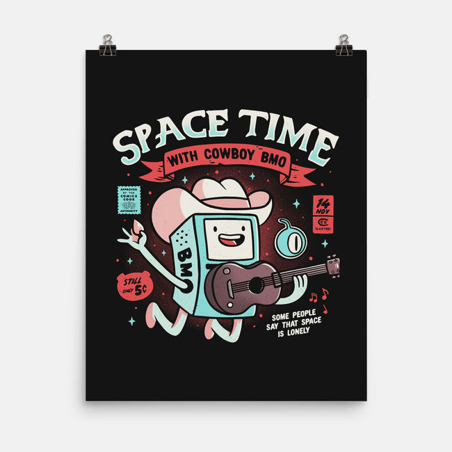 Space Time-none matte poster-eduely