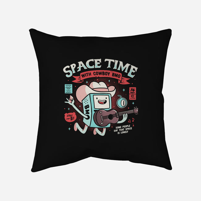 Space Time-none removable cover w insert throw pillow-eduely