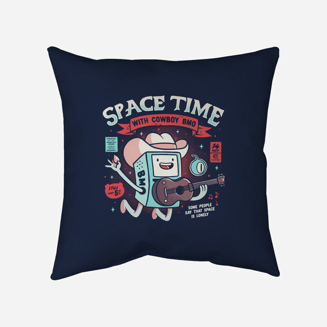 Space Time-none removable cover w insert throw pillow-eduely