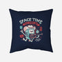 Space Time-none removable cover w insert throw pillow-eduely