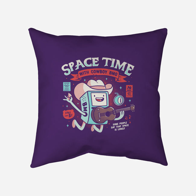 Space Time-none removable cover w insert throw pillow-eduely