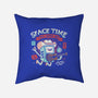 Space Time-none removable cover w insert throw pillow-eduely