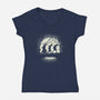Samurai's Journey-womens v-neck tee-fanfreak1