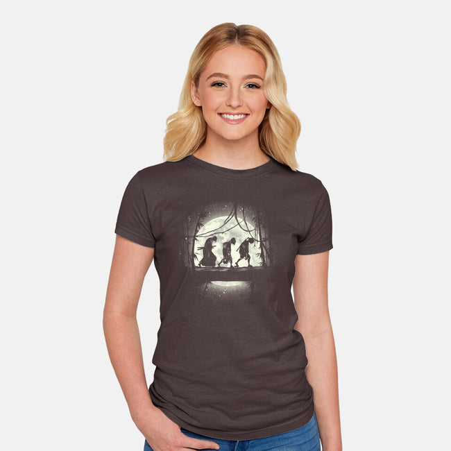 Samurai's Journey-womens fitted tee-fanfreak1
