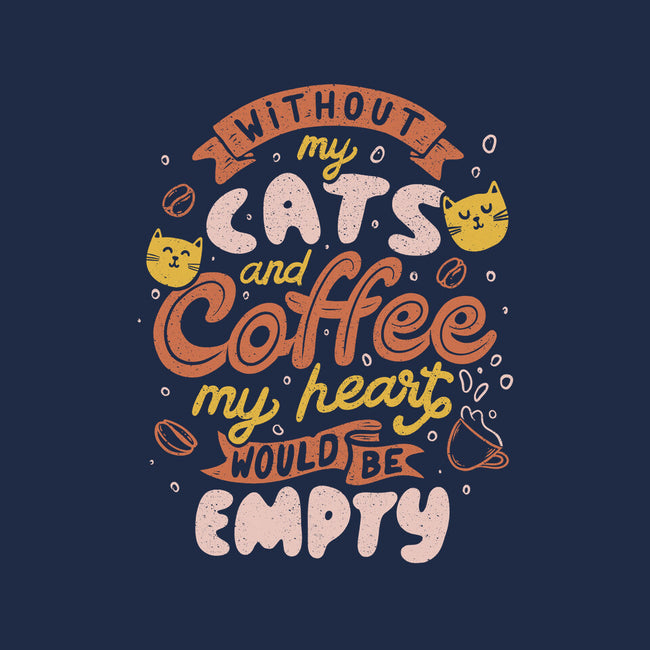 Cats and Coffee-none removable cover w insert throw pillow-eduely