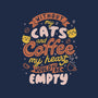 Cats and Coffee-none zippered laptop sleeve-eduely
