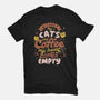 Cats and Coffee-mens long sleeved tee-eduely