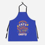 Cats and Coffee-unisex kitchen apron-eduely