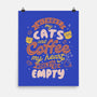 Cats and Coffee-none matte poster-eduely