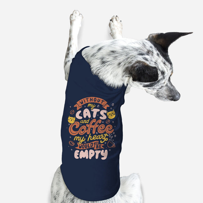 Cats and Coffee-dog basic pet tank-eduely