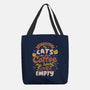 Cats and Coffee-none basic tote-eduely