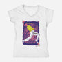 Freddie-womens v-neck tee-Jelly89