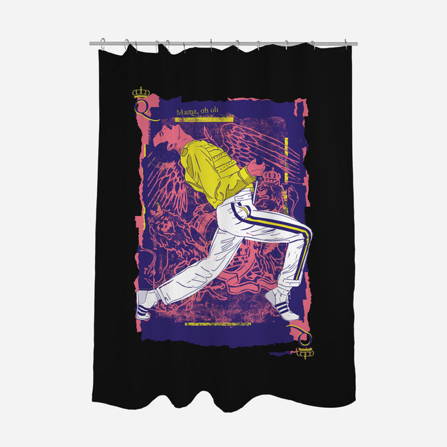 Freddie-none polyester shower curtain-Jelly89