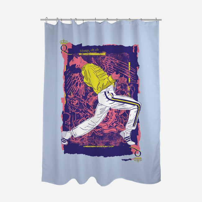 Freddie-none polyester shower curtain-Jelly89