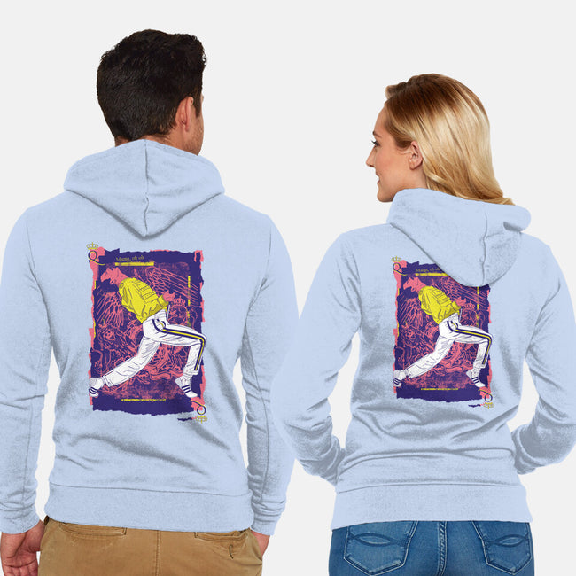 Freddie-unisex zip-up sweatshirt-Jelly89