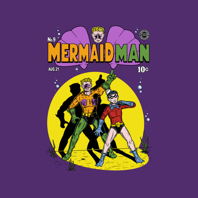 Mermaid Man-womens off shoulder sweatshirt-Firebrander