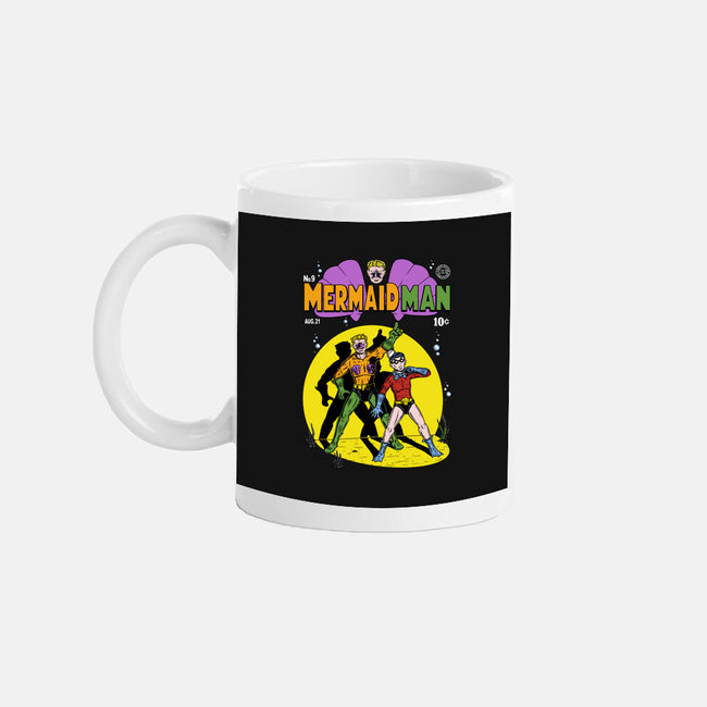 Mermaid Man-none glossy mug-Firebrander