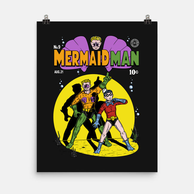 Mermaid Man-none matte poster-Firebrander