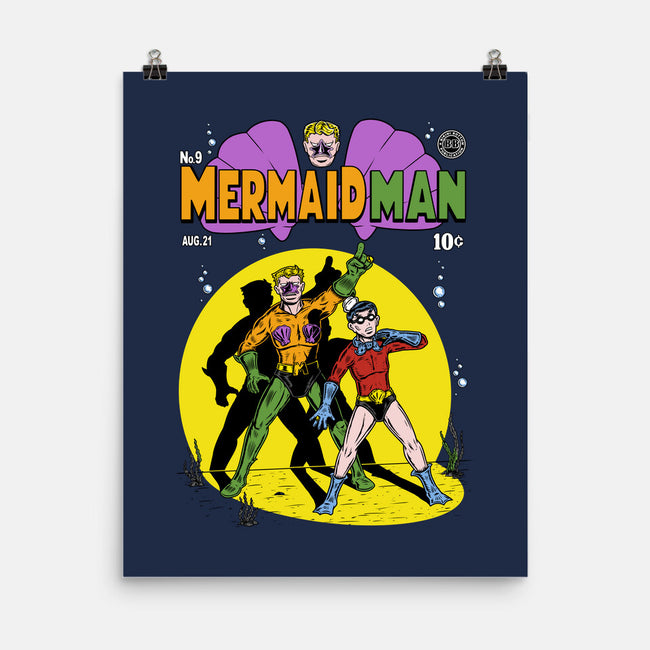 Mermaid Man-none matte poster-Firebrander