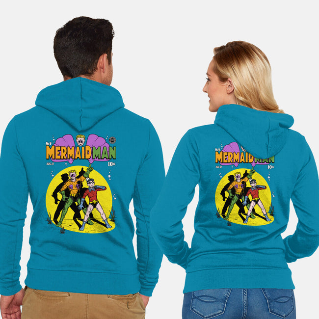 Mermaid Man-unisex zip-up sweatshirt-Firebrander