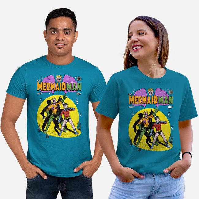 Mermaid Man-unisex basic tee-Firebrander