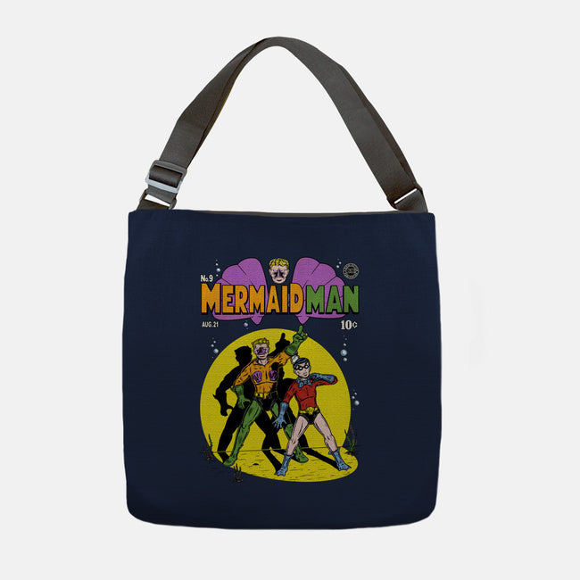 Mermaid Man-none adjustable tote-Firebrander