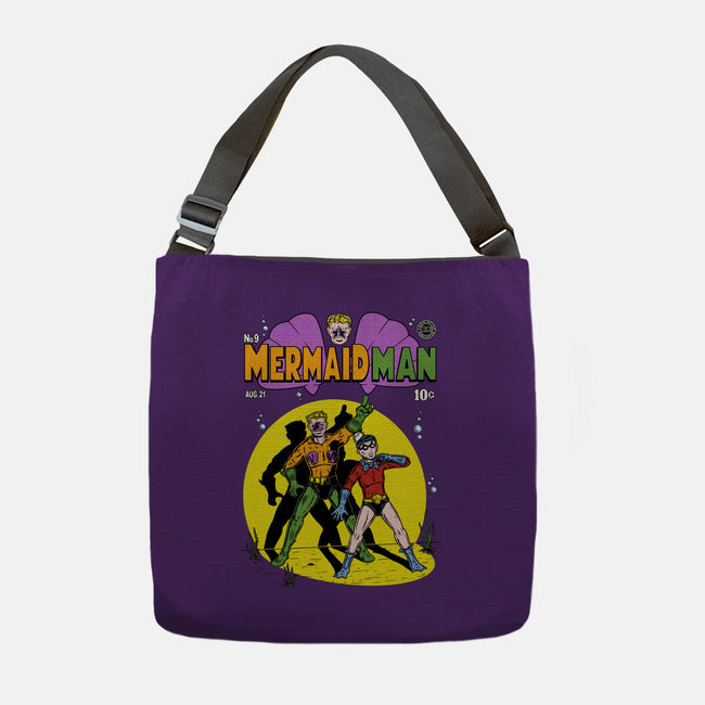 Mermaid Man-none adjustable tote-Firebrander